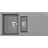 Elleci Lavello Elleci Incasso 2 vasche 100x50 Easy 475 Granitek Cemento LGY47548