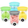 ECHOBUY 4 Pezzi Contenitori per Ninja Creami Swirl Contenitore per gelato da 480 ml per gelatiere Ninja Creami serie NC701 e NC700 Senza BPA Lavabile in Lavastoviglie Accessori per Macchine