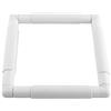 Hztyyier Telaio da ricamo quadrato, telaio da cucito in plastica rettangolare per cucitura di cucito per trapuntatura a punto croce cucito fai-da-te(20.3 * 20.3cm)