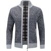 YOUTHUP Cardigans da Uomo Transizione Cappotto Invernale Casual Maglione Lavorato a Maglia