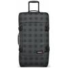 Eastpak Tranverz M Valigia Media 78L (67 x 35,5 x 30 cm), Bagaglio a Ruote, Valigia Leggera e Resistente con Doppio Scomparto, Manico Telescopico e Serratura TSA - CHECKER GREY