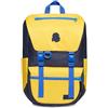 Invicta Zaino Ufficio Jolly X, Giallo Blu, Icon, Zaino con Tasca Porta PC Portatile 15.6'', Tasca Porta Borraccia, Zaino Viaggio, Lavoro, 27 L, per Uomo Donna