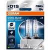 Osram Coppia Lampade Lampadine XENON Ricambio COOL BLUE BOOST D1S (Pk32d-2) 35W