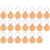 SODIAL 20Pcs In Legno Rotondo Vuoto Regalo In Legno Po2591