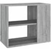 vidaXL Mobiletto Laterale Grigio Sonoma 60x30x50 cm Legno Multistrato