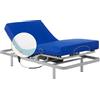 Geriafy - Letto Elettrico con Materasso Memory Foam Professional V3, Fodera impermeabile (90x190 cm)
