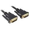 PremiumCord - Cavo di collegamento DVI, 5 m, Dual Link DVI-D (24 + 1), da maschio a maschio, digitale Full HD 1080P, risoluzione massima 2560 x 1600 pixel, 60 Hz, colore: Nero