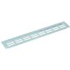cyclingcolors griglia di ventilazione rettangolare plastico cucina mobili legno da incasso aerazione universale, 600 x 60mm argento