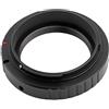 Sharainn Adattatore per Anello a T, Adattatore per Montaggio T2 / T Anello Adattatore per Obiettivo in Alluminio M42 * Filettatura 0,75 per Canon EOS EF DSLR 650D 60D 550D