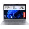 Lenovo ThinkBook 14 G8, Laptop AI 14 WUXGA - Artic Grey Processore Intel Core Ultra 5, RAM DDR5 16GB, SSD 512GB, tastiera retroilluminata, Windows 11 Pro
