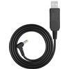 Zerone Cavo di ricarica USB, 2,5 mm jack trasformatore cavo caricatore diretto per Walkie Talkie UV-5R