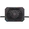SureFire Bora X1 - Tappetino di raffreddamento per computer portatili fino a 17 pollici, velocità della ventola regolabile, più potenza, illuminazione RGB
