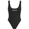 Calvin Klein Donna Costume da Bagno Scoop Back One Piece Moderno, Nero (Pvh Black), S