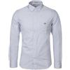 Gant Reg Poplin - Maglietta A Righe Camicia Uomo (Pacco da 1)