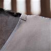 Imperial Riding IRH F&amental - Coperta in pile traspirante e leggera, con cinghie incrociate e chiusura sul petto, comoda coperta per cavalli, colore grigio, 125