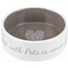 TRIXIE Ciotola in ceramica Pets Home per cani, 300 ml, 12 cm, 1 unità