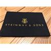 Steinway & Sons Copritasto Pianoforte Nero Antipolvere Ricamo Autentico