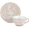 GINORI 1735 TAZZA TE CON PIATTINO, ORIENTE ITALIANO MERINGA