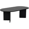 Hanah Home Elegante tavolino da caffè, 119 cm x 39,8 cm x 60 cm, 100% melamina rivestita in melamina, spessore 18 mm, design moderno per soggiorno e salotto