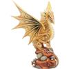 ‎Nemesis Now Nemesis Now Adult Desert Dragon Anne Stokes 24.5cm Figurine, Resin, Yellow, One