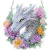 MEIYUDA Diamond Painting Pendente Drago, 5D Diamond Painting Kit Completo Acchiappaluce, 5D Pittura Diamante Kit Ricamo a Punto Croce Artigianale Per La Decorazione Della Parete Di Casa