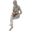 Marhynchus Statuetta in Resina con Donna Che Legge Innovativa Statua da Donna con Lettura in Pasta di Cellulosa Ornamenti per Scaffali per Libri Figurine(E)