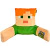 phoenix group AG Minecraft - Cuscino da lettura con imbottitura, vellutato, morbido, con bracciolo, Alex
