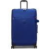 Kipling Darcey Up L Borsa da Viaggio con Ruote, Bagaglio Grande con Ruote Leggero con Manico Telescopico, Ruote Resistenti & Scomparti Multipli, Versatile Valigia da Viaggio Quotidiana - Blazing Blue