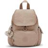 Kipling City Pack Mini Zaino, Zaino da Giorno Compatto Leggero con Tasche Multiple, Spallacci Regolabili & Zaino da Viaggio Quotidiano - Tan Beige