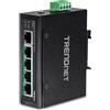 ‎TRENDnet TRENDnet TI-PE50 5-Port Industrial Fast Ethernet PoE+ DIN-Rail Switch 5 Port Swi