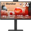 LG 24BA850-B.AEU Monitor PC 60,5 cm (23.8") 1920 x 1080 Pixel Full HD Nero