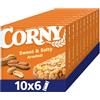 Corny Original 60 Barrette Cereali con Arachidi, 10x6x25g | Zero conservanti, senza olio di palma, snack merenda, colazione, energia naturale, per la scuola, in famiglia