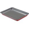 Guardini, Teglia rettangolare 26x37 cm, Acciaio con rivestimento antiaderente, Rosso e Grigio, Made in Italy, Linea Rossana