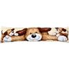 VERVACO Kit Cuscino Punto Croce Cane Set Ricamo Principianti Paraspifferi Cuscino Decorativi ca. 80 x 20 cm Accessori per Lavoretti Creativi DIY Casa Decor Hobby Adulti Cross Stitch