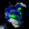 AK GEMS AND JEWELLERY Nero Opal, Naturale Fuoco Opal Crudo, Etiope gemstone Grezzo 9.5 KT 16x13 MM