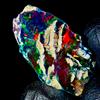 AK GEMS AND JEWELLERY Black Opal Pietra Grezza Opale Nero Naturale Etiope 8 Ct 20x11 mm