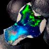 AK GEMS AND JEWELLERY Opale Nero Naturale Grezzo Etiopia 7,5 Ct 22x13 mm