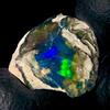 AK GEMS AND JEWELLERY Opale Nera Etiope Grezzo Dry Fire 5.5 Ct 15x14 mm