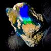 AK GEMS AND JEWELLERY Opale Nero Grezzo Naturale Etiopia 10 Ct 20x15 mm