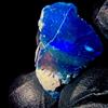AK GEMS AND JEWELLERY Black Fire Opal Grezzo, Opale Etiopico Naturale 10.5Ct 16x13 mm