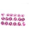 2X2 MM - AAA Zaffiro Rosa Naturale Ceylon In Lotti Di 5 Pezzi Taglio Rotondo