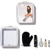 SOSU Set regalo Iced Glow, 6 pezzi, siero abbronzante, olio per il corpo, olio per le labbra, siero per il viso