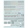 Tamiya 300012641 Scala 1/35 WWII German Military Insignia Decal Set 2