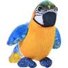 Wild Republic Rainforest Ara Blu e Giallo, Peluche, 11.4 cm, Giocattolo di Peluche, Riempimento con Bottiglie d'Acqua Riciclate Filate, Ecologico