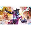 Gamegenic | Magic: The Gathering | Marvel Super Heroes Shiny Playmat - Striking Black Panther