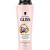 Gliss Shampoo anti-doppie punte miracolose (250 ml), shampoo per capelli con complesso ionico e olio di semi d'uva, shampoo per capelli danneggiati, sigillato a lungo