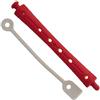 Efalock - Bigodini per permanente, 9 mm, 1 confezione da 12 pz, colore: giallo/rosso