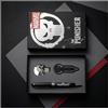 CERDÁ LIFE'S LITTLE MOMENTS Set di penne premium The Punisher Marvel per adulti e ragazzi, include penna nera, perno metallico a forma di teschio e segnalibro, licenza ufficiale, regalo per ufficio e lettura