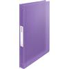 Esselte Raccoglitore a 4 Anelli con Copertina Morbida, Capacità di 140 Fogli in Formato A4, Utilizzabile a Casa e in Ufficio, Gamma Colour'Breeze, Motivo in Rilievo, Dorso da 25 mm - Lavanda