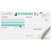 Legami Paper Thoughts Blocco Note con 70 Fogli Staccabili, Blu (Llama), 19 x 11 cm